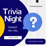 Trivia Night Flyer Template Instagram-Beitrag