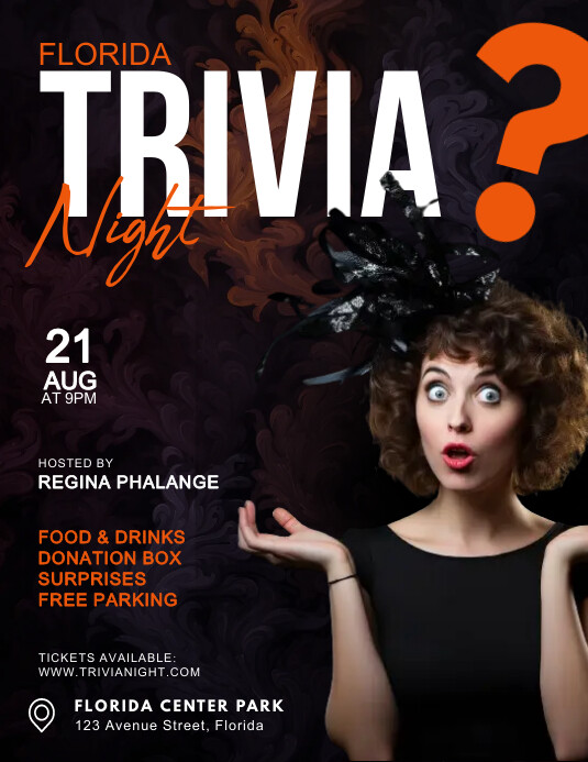 Trivia Question Flyer Trivia night Flyer Template | PosterMyWall