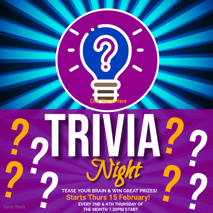 Image 10 for Trivia Night Flyer Template Free