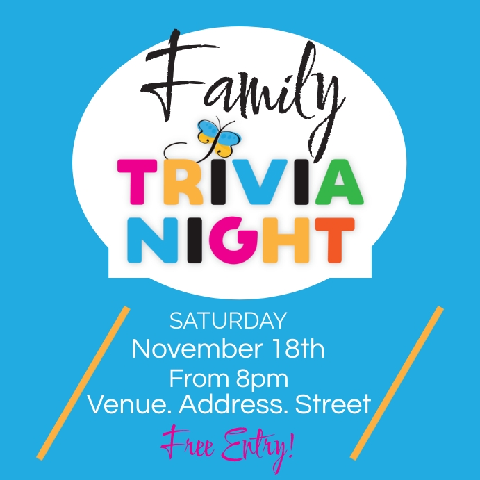 Trivia Night Instagram template