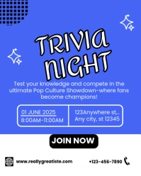 Trivia Night  Instagram Portrait template