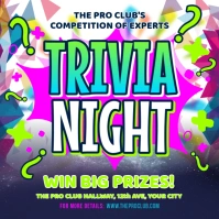 Trivia Night Instagram Post template