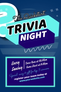 Trivia Night Poster Template PosterMyWall
