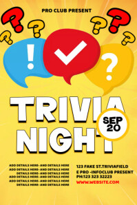 Trivia Night Template PosterMyWall