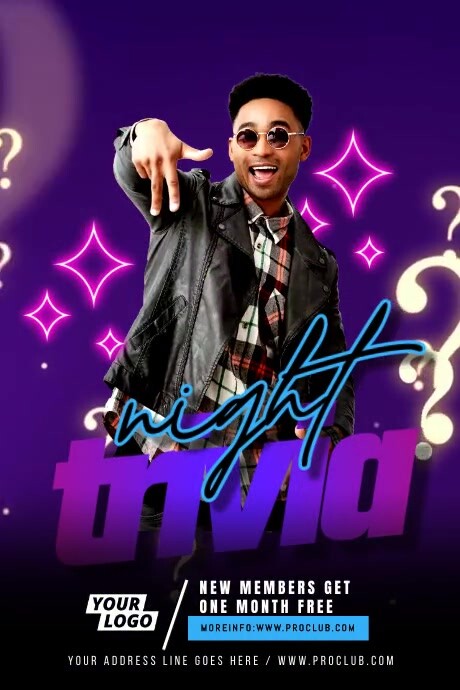 Copy of Trivia Night Poster | PosterMyWall