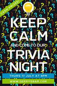 TRIVIA NIGHT Template PosterMyWall