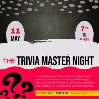 Green Trivia Night Square Video Template | PosterMyWall