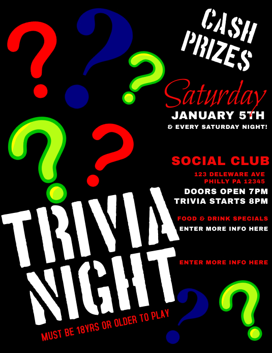 Trivia Google Slides Template Portal Tutorials