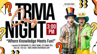 Trivia Quiz Night Miniatura na YouTube template