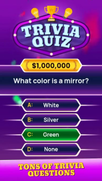 Blue Trivia Quiz Instagram-Story Template