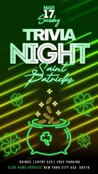 Trivia St. Patricks Edition Instagram Story template