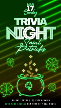 Trivia St. Patricks Edition Instagram Story template