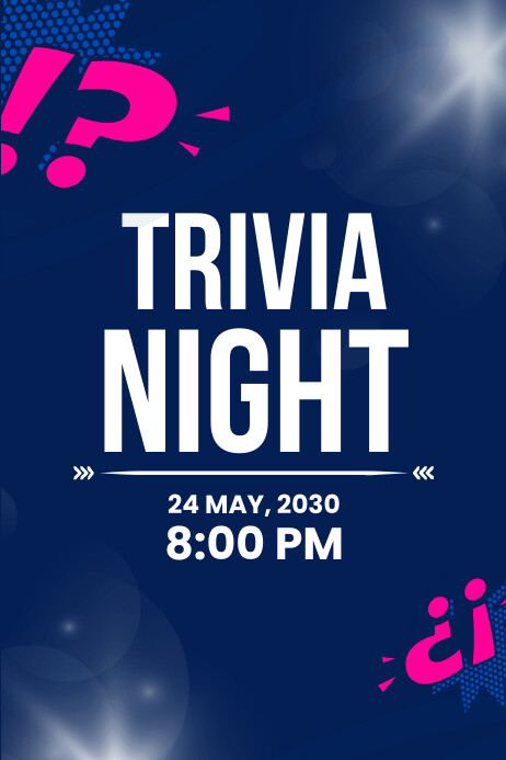 TRIVIA TEMPLATE | PosterMyWall