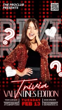 Trivia Valentines Edition Instagram Story template