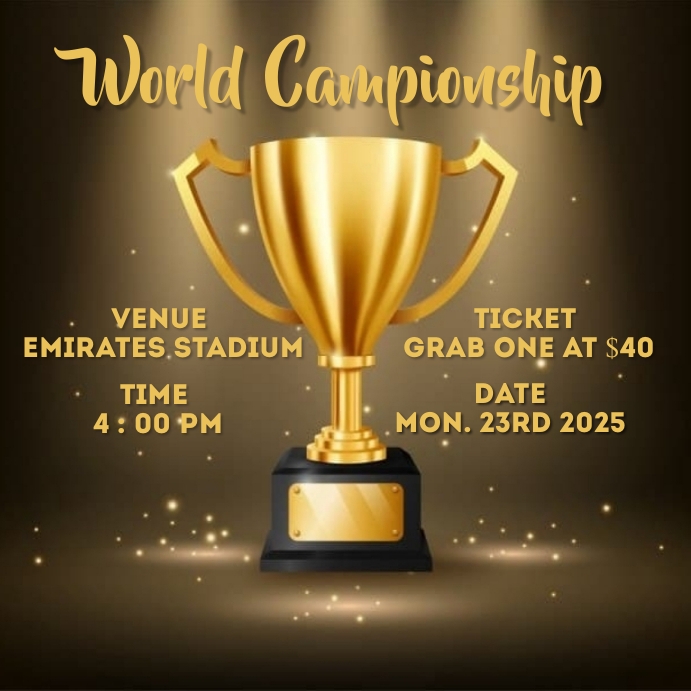 trophy Template | PosterMyWall