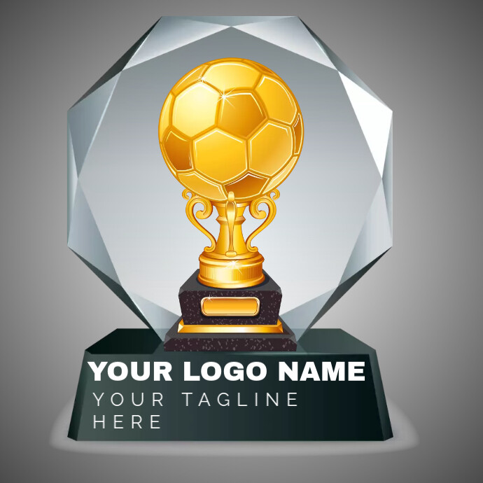 Trophy Football, Template | PosterMyWall