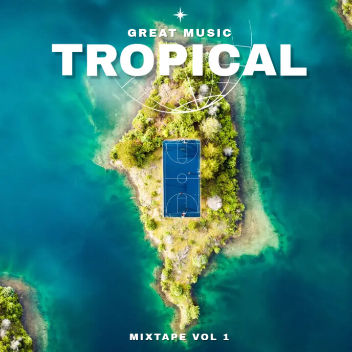TROPICAL Album Cover Template | PosterMyWall