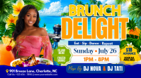 Brunch Event Miniatura na YouTube Template