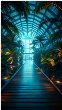 Noir Tropical Escape Instagram Story Template