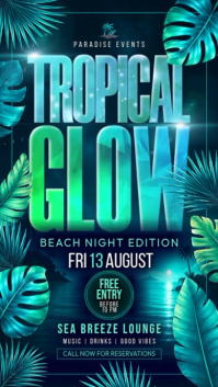 Tropical Glow Instagram-Story template