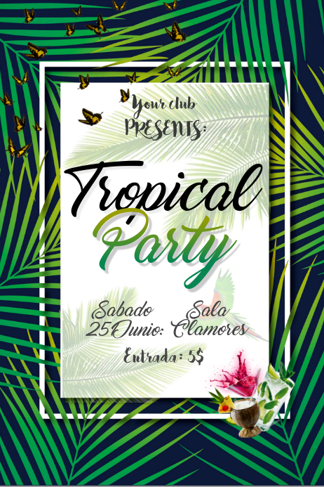 tropical party flyer template 6b5cfcc454e21e16ac20418fe461d921_screen