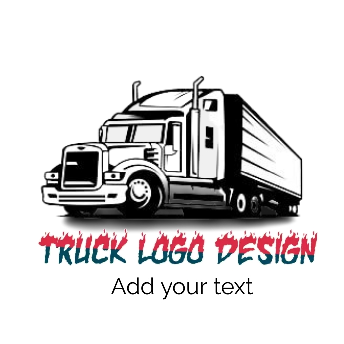 Truck Logo design Template PosterMyWall