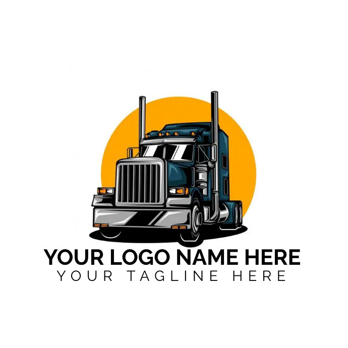 truck logo Template PosterMyWall