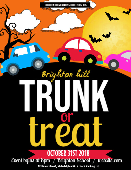 Free Trunk Or Treat Flyer Template Free Trunk Or Treat Flyer Template