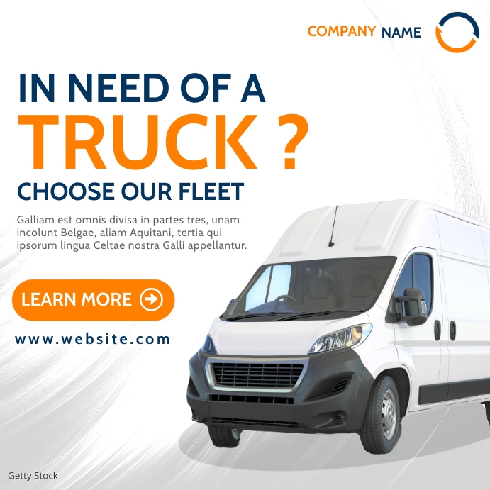 Lorry Rent Advertisements truck rental services advertisement Template | PosterMyWall