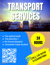Dispatch Rider Flayers trucking dispatch flyer Template | PosterMyWall