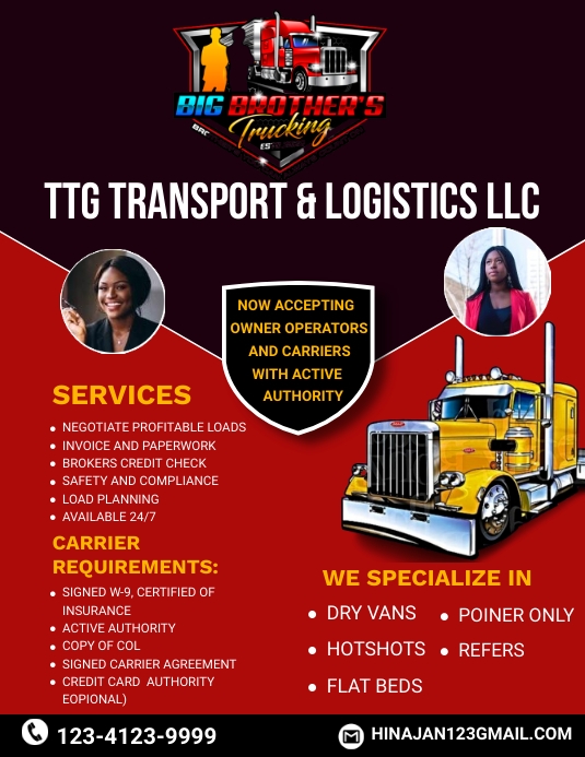 Tracking Flyer trucking flyer Template | PosterMyWall