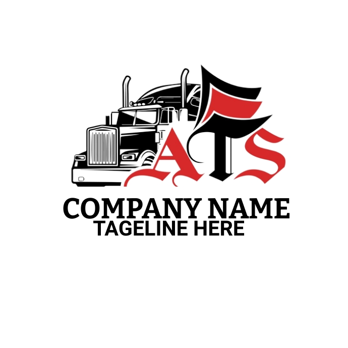 trucking logo,logistic logo,transport logo,fr Template | PosterMyWall