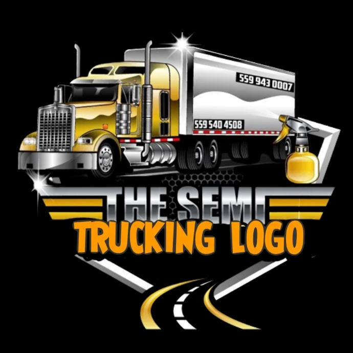 Trucking logo Template PosterMyWall