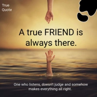 true quote Cuadrado (1:1) template