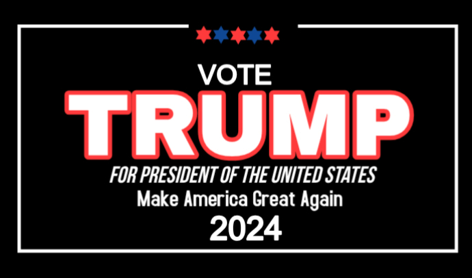 Trump stickers design template เทมเพลต | PosterMyWall
