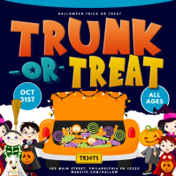 Trunk or treat Instagram-Beitrag template