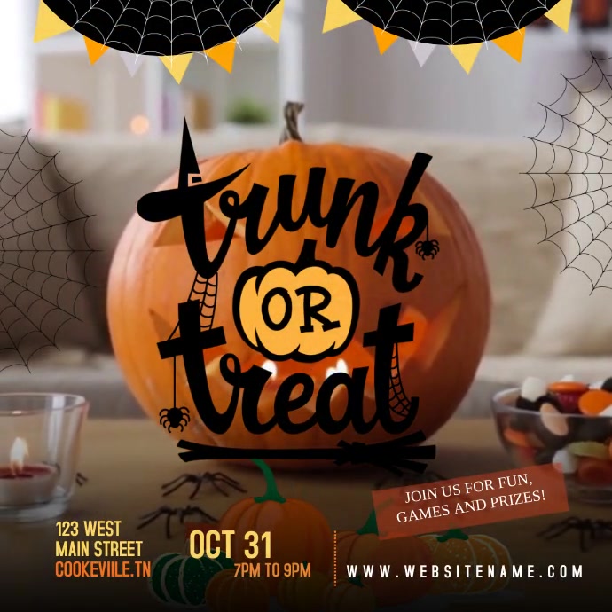 trunk or treat Template PosterMyWall