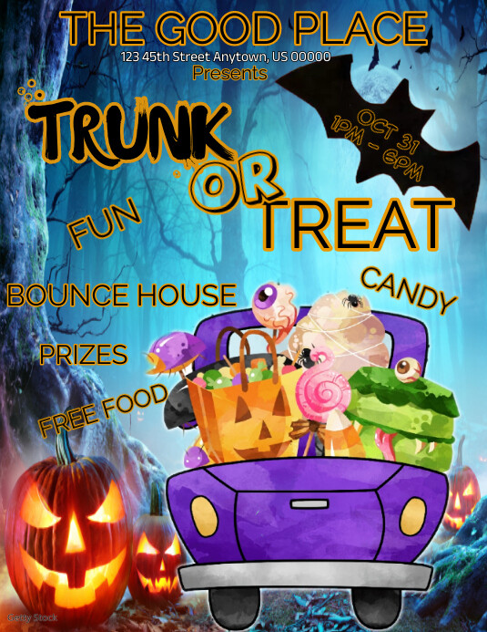 Trunk Or Treat Template PosterMyWall