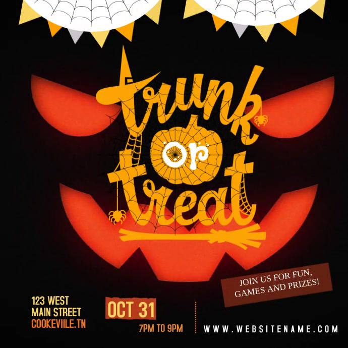 trunk or treat Template PosterMyWall
