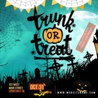trunk or treat Publicación de Instagram template