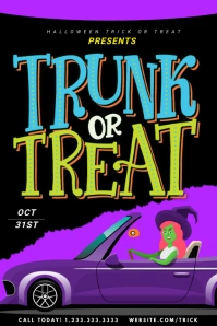 Trunk or treat Grafik Tumblr template