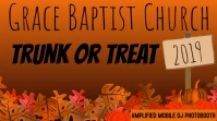 Trunk or Treat Fall Festival YouTube Channel Cover Photo template