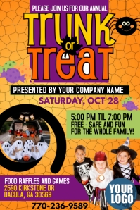 990 Trunk Or Treat Customizable Design Templates Postermywall