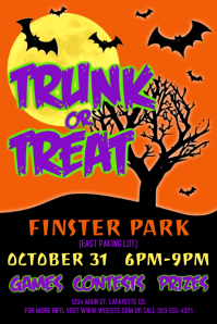 990 Trunk Or Treat Customizable Design Templates Postermywall