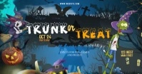 Trunk or Treat Halloween Event Facebook Shared Image template
