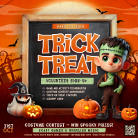 Trunk Or Treat Instagram Post template