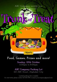 Trunk or Treat Invitation Template A4
