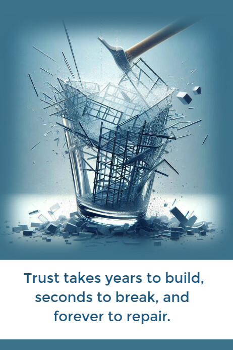 Trust Poster template