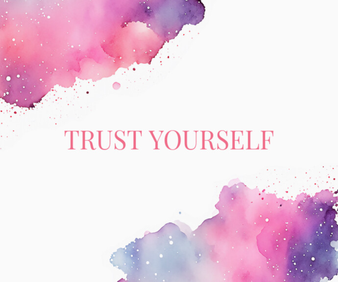 Trust yourself Medium Reghoek template
