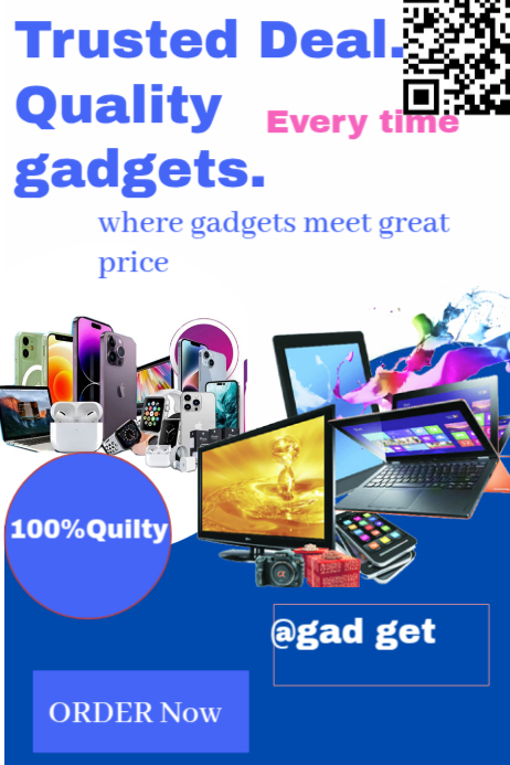 Trusted deal quality gadgets poster Template | PosterMyWall